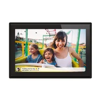 Braun Photo Technik DigiFrame 1019 WiFi digital photo frame Black 25.6 cm (10.1") Touchscreen Wi-Fi