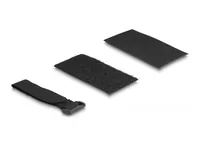Delock Klettpad mit Klett-Kabelbinder Set 10 Stück - Breite: 25 mm - 50 mm - Länge: 110 mm - 200 mm - Produkttyp: Kabelbinder-Set - Ausstattung Kabelmanagement: Set - Wiederverwendbar - Selbstklebend - Haftend - Verpackungseinheit: 10 Stück - Material: Ny