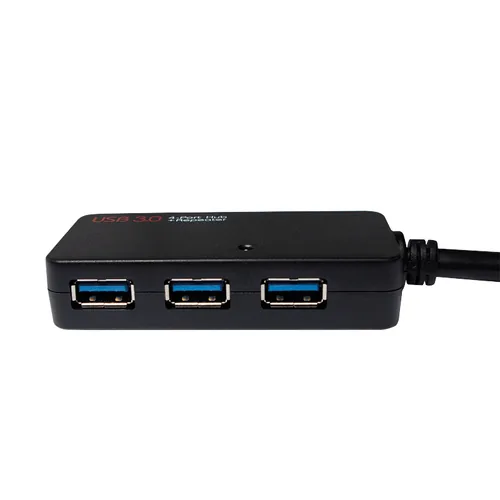 Logilink Aktives Repeater-und Verläng. Kabel 10m m.4Port Hub