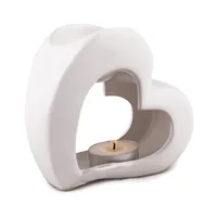Pajoma Duftlampe Heart Ø 13 cm, Weiss - Eigenschaften: Keine Eigenschaft - Höhe: 13 cm - Durchmesser: 13 cm - Typ: Duftlampe - Duft: Kein - Verpackungseinheit: 1 Stück
