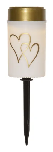 Star Trading Solar Kerze Hearty Warmweiss, 1 LED - Betriebsart: Solarbetrieb - Aussenanwendung: Ja - Höhe: 12 cm - Timerfunktion: Keine Angaben - Set: Keine Angaben - Leuchtenfarbe: Weiss