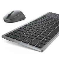 DELL KM7120W Tastatur Maus enthalten Büro RF Wireless + Bluetooth Grau, Titan