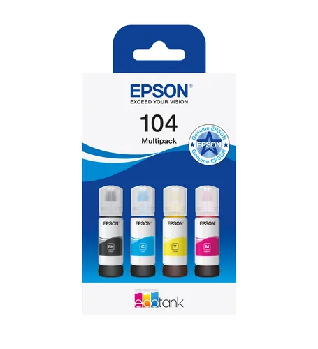 EPSON Multipack Tinte 104 CMYBK T00P640 EcoTank ET-2710 4-color