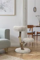Designed by Lotte Kratzbaum Zora, Grau - Höhe: 72 cm - Anzahl Liegeplätze: 2 × - Detailfarbe: Grau - Braun - Tierart: Katze - Produkttyp: Katzenmöbel