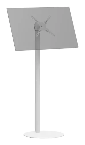Multibrackets M Pro Series - Single Pole Floorbase 2 White