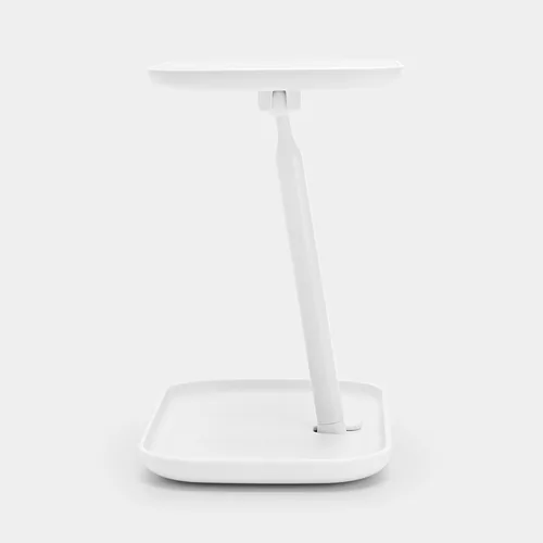 Brabantia Kosmetikspiegel ReNew mit Ablageschale, Weiss - Vergrösserung: 0 × - Detailfarbe: Weiss - Form: Eckig - Wandhalterung: Nein