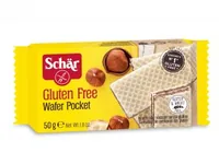 Dr.Schär Wafer pocket Haselnuss glutenfrei 50 g - Produkttyp: Nüsse - Nährwertangabe pro: 100 g - Energiegehalt (in kj): 2163 KJ - Energiegehalt (in kcal): 517 Kcal - Fett: 26 g - Gesättigte Fettsäuren: 18 g