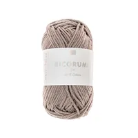 Rico Design Wolle Creative Ricorumi DK 25 g, Grau - Packungsgrösse: 1 Stück - Länge: 57.5 m - Material: Baumwolle - Detailfarbe: Grau - Waschbar bei: 30 °C - Nadelstärke: 3 mm - 4 mm