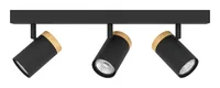 EGLO Leuchten Balkenspot CARTAGENA GU10 3 x 4.5W - Leuchten Kategorie: Spot - Betriebsart: Netzbetrieb - Lampensockel: GU10 - Farbtemperatur Kelvin: 3000 K - Gesamtleistung: 13.5 W - Farbwiedergabeindex CRI: 0