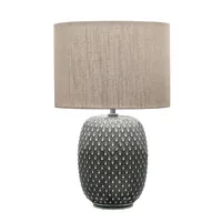 Pauleen Tischleuchte Pretty Classy 1x E27 Dunklelgrau/Beige - Betriebsart: Netzbetrieb - Lampensockel: E27 - Smart Home: Nicht kompatibel - Zusätzliche Ausstattung: Keine - Anwendungsbereich: Indoor - Gesamtleistung: 60 W