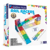 Magna-Tiles Rail Racers 33 Teile - Altersempfehlung ab: 3 Jahren - Material: Kunststoff - Anzahl Teile: 33 Teile
