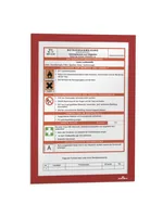 Durable 489903 magnetic frame A4 Red