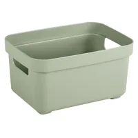 Sigma Home Aufbewahrungsbox 2.5 Liter Grün - Breite: 17.7 cm - Höhe: 12.8 cm - Tiefe: 9.3 cm - Volumen: 2.5 l - Produkttyp: Aufbewahrungsbox - Verpackungseinheit: 1 Stück