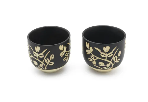 Bredemeijer Teeset Sichuan  1,0l Gusseisen + 2 Porzelanb.  153013