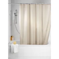 Wenko Duschvorhang Anti-Schimmel 180 x 200 cm, Beige - Produkttyp: Duschvorhang - Detailfarbe: Beige - Breite: 180 cm - Höhe: 200 cm - Detailmaterial: Polyester (PES) - Grundmaterial: Kunststoff