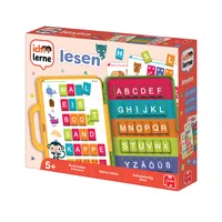 Jumbo Kinderspiel Ich lerne Lesen - Sprache: Deutsch - Kategorie: Lernspiel - Altersempfehlung ab: 5 Jahren - Spieldauer: 15 min - Min. Anzahl Spieler: 1 - Max. Anzahl Spieler: 1