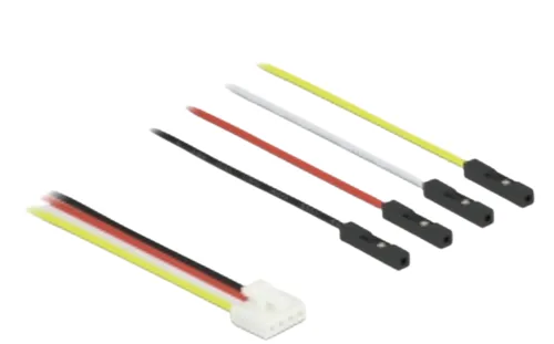 Delock Conversion IOT Grove Kabel 4 Pin Stecker zu 4 x Jumper Buchse 10 cm