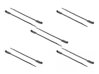 Delock Kabelbinder mit Beschriftungsfeld L 300 x B 4,8 mm schwarz 10 Stück