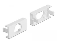 DELOCK Easy 45 Modulblende Loch 19,2mm, 45x 22,5mm 10 Stk.