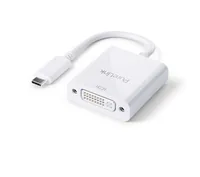 PureLink Adapter IS190 USB Type-C - DVI-I, Weiss - Kabeltyp: Adapter - Videoanschluss Seite A: USB Type-C - Videoanschluss Seite B: DVI-I