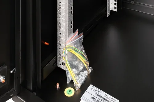 DIGITUS Wandgehäuse Unique 20HE 998x600x600mm schwarz (Speditionsversand)