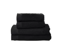 Zone Denmark Frottierwäscheset Classic 50 x 100 cm; 70 x 140 cm, Schwarz - Nachhaltigkeit: Nicht angegeben - Waschbar bei: 60 °C - Produkttyp: Frottierwäsche Set - Detailfarbe: Schwarz - Breite: 50 cm - 70 cm - Länge: 100 cm - 140 cm