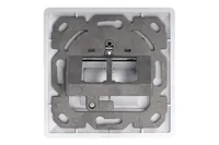 Digitus Wallplate for Keystone Modules, German type, middle plate 50x50 mm, frame 80x80 mm