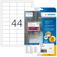 HERMA Labels hard-wearing A4 48.3x25.4 mm white strong adhesion film matt weatherproof 1100 pcs.