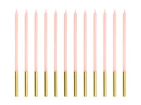 Partydeco Kerze Rosa, 14 cm, 12 Stück - Detailfarbe: Rosa - Packungsgrösse: 12 Stück - Anlass: Geburtstag - Motiv: Geburtstag