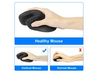 Equip Ergonomische Maus USB-A-C Stker 1.80m Rechts schwarz