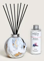 Maison Berger Duftstäbchen Marbrure + 180 ml Liliflora, Weiss - Duft: Orange - Vanille - Volumen: 180 ml