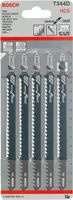 Bosch 2 608 633 A34 jigsaw/scroll saw/reciprocating saw blade Jigsaw blade High carbon steel (HCS) 5 pc(s)