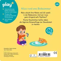 play+ Mein erstes Schiebebuch: Baden, waschen, Zähne putzen - Thema: Diverse - Sprache: Deutsch - Altersempfehlung ab: 18 Monaten - Einband: Ohne - Anzahl Seiten: 0 - Altersgruppe: Kleinkinder