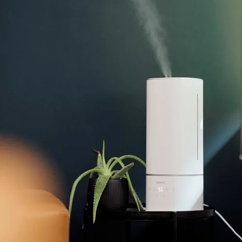 Ecofort Luftbefeuchter ecoQ HumidAir U400+ 55 m² - Typ: Luftbefeuchter - Funktionen: Automatikmodus - Beduften - Befeuchten - Einstellbarer Nebelauslass - Fernsteuerung über App - Hygrostat - Stimmungslicht - Timerfunktion - Ultraschallverneblung - WLAN-V