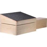 dobar Igelhaus mit Eingang, 74.5 x 29 x 24 cm, Schwarz - Tierart: Igel - Produkttyp: Igelhaus - Material: Holz