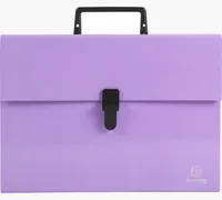 EXACOMPTA Fächermappe Aquarel A4 56765E mauve 18-teilig
