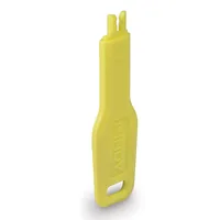 LINDY RJ45 Port Blocker -  key -  yellow