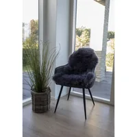 House Nordic Lammfell 50 x 85 cm, Dunkelgrau - Eigenschaften: Keine Eigenschaft - Zertifikate: Keine Zertifizierung - Breite: 50 cm - Höhe: 85 cm - Detailfarbe: Dunkelgrau - Produkttyp: Lammfell