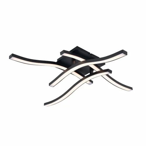 Näve Deckenleuchte «Onda» 45 cm - Leuchten Kategorie: Deckenleuchte - Betriebsart: Netzbetrieb - Lampensockel: LED fest verbaut - Farbtemperatur Kelvin: 3000 K - Dimmbar: nicht dimmbar - Farbwiedergabeindex CRI: 0