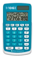 TEXAS INSTRUMENTS Schulrechner TI-106 II 10-stellig blau/weiss