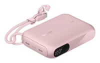 10K PD20W POWER BANK WITH DISPLAY PINK
