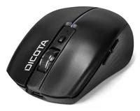 DICOTA Bluetooth Mouse NOTEBOOK - Maus-Typ: Standard - Bedienungsseite: Universal - Maus Features: Programmierbare DPI-Einstellung - Scrollrad - Detailfarbe: Schwarz - Schnittstelle: Bluetooth - USB-C - Verbindungsart: Kabellos