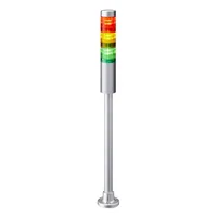 PATLITE Signalsäule LR4-302PJNU-RYG verkabelt LED silber