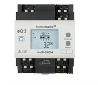 Homematic IP Smart Home Funk-Schaltaktor für Hutschienenmontage 4-fach - Produkttyp: Beleuchtung - Schaltaktoren - System-Kompatibilität: Keine - Protokoll: IPv6 - Systemkommunikation: Wireless - Detailfarbe: Grau