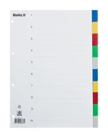 Biella 0463410.00 ring binder A4 Blue, Green, Orange, Red, Yellow