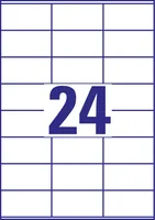 AVERY ZWECKFORM Universal-Etiketten 70x36mm 3490 weiss 720 Stk./25 + 5 Blatt