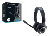 CONCEPTRONIC Stereo Headset AUXMikroBedien. 2.00m sw