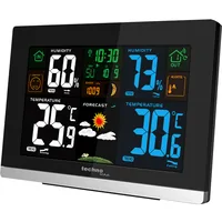 Technoline WS 6462 digital weather station Black LCD Battery