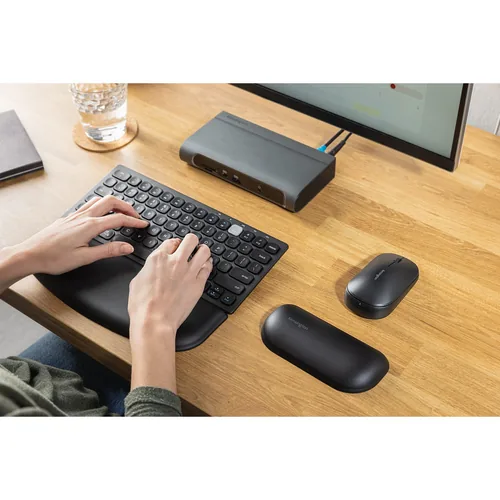 KENSINGTON ErgoSoft Wrist Rest For Slim Compact Keyboards Black