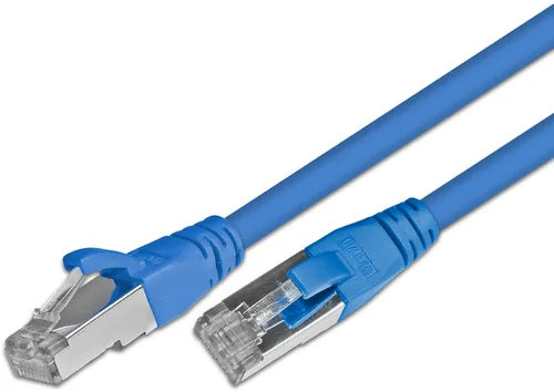 Wirewin Patchkabel RJ-45 - RJ-45, Cat 5e, F/UTP, 0.5 m, Blau - Detailfarbe: Blau - Form: Rund - Verpackungseinheit: 1 Stück - Zusatzfunktionen: Längenaufdruck auf Stecker - Mit Klinkenschutz - Länge: 0.5 m - Produkttyp: Patchkabel